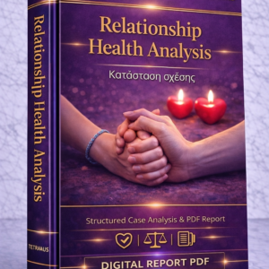 Ανάλυση Κατάστασης Σχέσης βάσει της Δικής σας Περίπτωσης (Relationship Health Analysis – PDF Report)