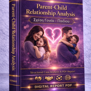 Ανάλυση Σχέσης Γονέα – Παιδιού βάσει της Δικής σας Περίπτωσης (Parent-Child Relationship Analysis – PDF Report)
