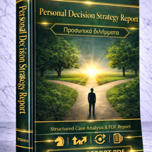 Ανάλυση Προσωπικών Αποφάσεων βάσει της Δικής σας Περίπτωσης (Personal Decision Strategy Report – PDF)
