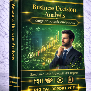Ανάλυση Επιχειρηματικών Αποφάσεων βάσει της Δικής σας Περίπτωσης (Business Decision Analysis – PDF Report)