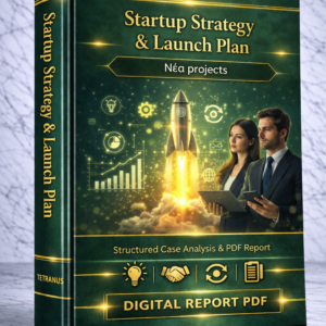 Ανάλυση Startup & Στρατηγικής Εκκίνησης βάσει της Δικής σας Περίπτωσης (Startup Strategy & Launch Plan – PDF)