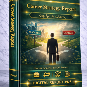 Ανάλυση Καριέρας & Επαγγελματικής Στρατηγικής βάσει της Δικής σας Περίπτωσης (Career Strategy Report – PDF)