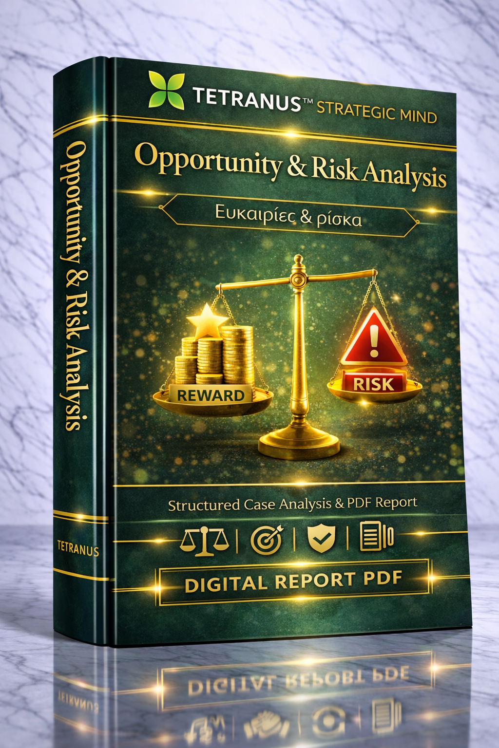 Ανάλυση Ευκαιριών & Κινδύνου βάσει της Δικής σας Περίπτωσης (Opportunity & Risk Analysis – PDF Report)