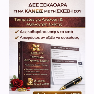 Template Απόφασης Σχέσης (PDF Οδηγός)